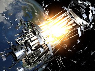 thumbnail - Satellite Collision