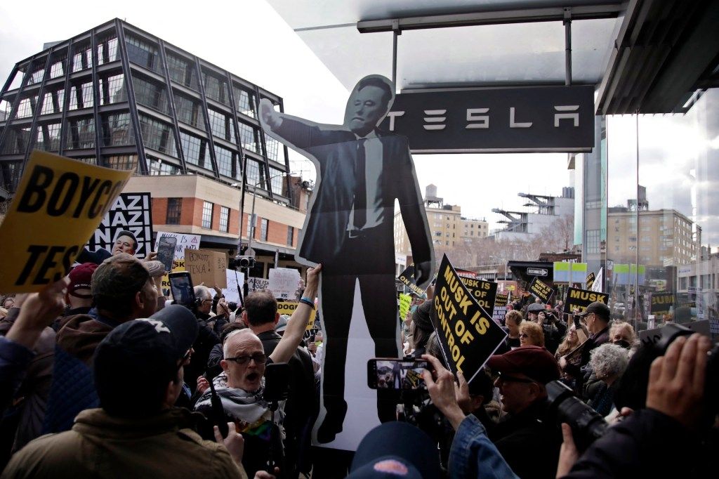 Tesla Protests